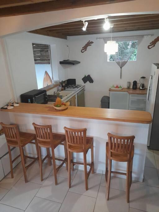 Maison Bord De Mer A 100 M Saint-Francois  Esterno foto